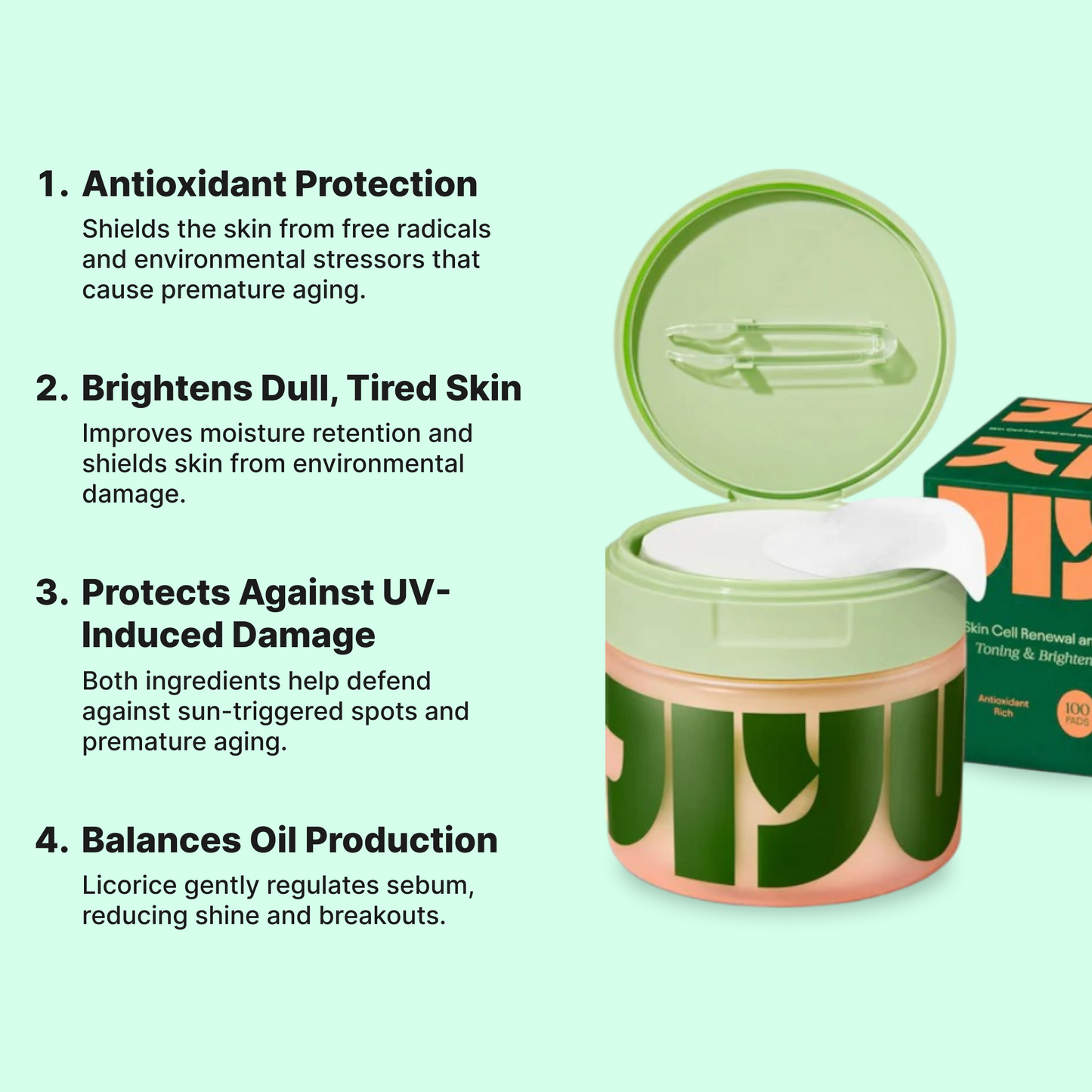 Cleo™ Korean Toner Face Pads